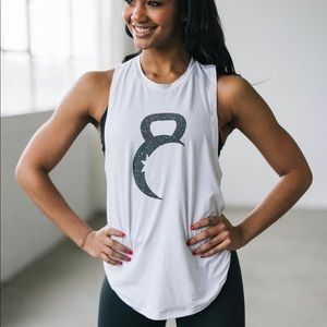 ZYIA White Kettle Moon Tank